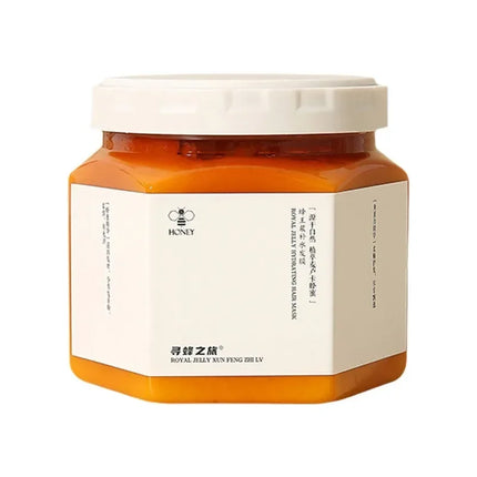 Mascarilla hidratante para el cabello Manuka Royal Jelly, tratamiento hidratante de acondicionamiento profundo de miel para el cuidado del tinte de frotar seco y dañado, 500ml