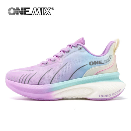 ¡Novedad de ONEMIX! Zapatillas de correr para hombre, zapatillas deportivas antideslizantes para mujer