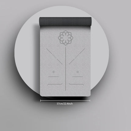 Esterilla de TPE para yoga, esterilla ecológica con correa, profesional esterilla antideslizante para entrenamiento en casa, Pilates para mujer