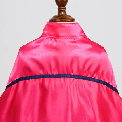 Disney niñas Reina de la nieve Elsa coronación vestido de princesa elegante ropa de fiesta niños carnaval Frozen Girl Cosplay princesa tela