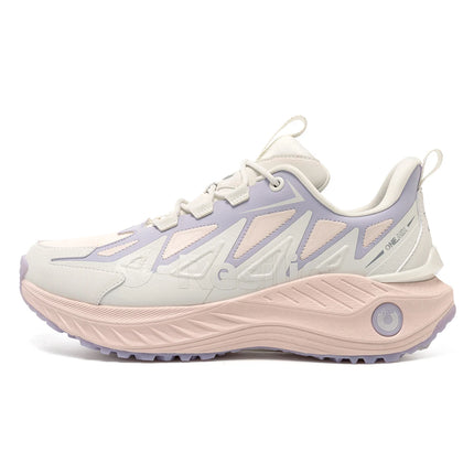 ONEMIX, zapatillas para correr de montaña para hombre, zapatillas de deporte de cuero antideslizantes usables, zapatillas deportivas estables todoterreno, zapatillas para caminar al aire libre