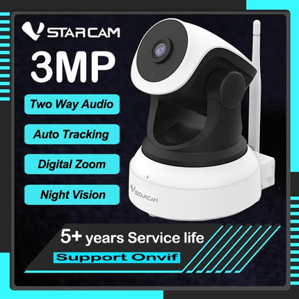 Vstarcam 3MP HD cámara IP inalámbrica WiFi cámara de vigilancia CCTV 1080P seguridad del hogar IR visión nocturna PTZ cámara de Monitor de bebé
