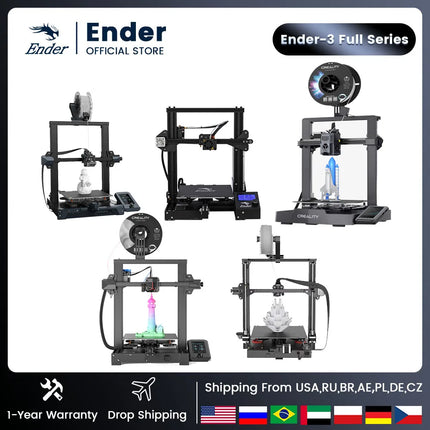 Creality 3D Ender-3 V3SE – Impresora 3D FDM de Alta Velocidad, Versión Mejorada