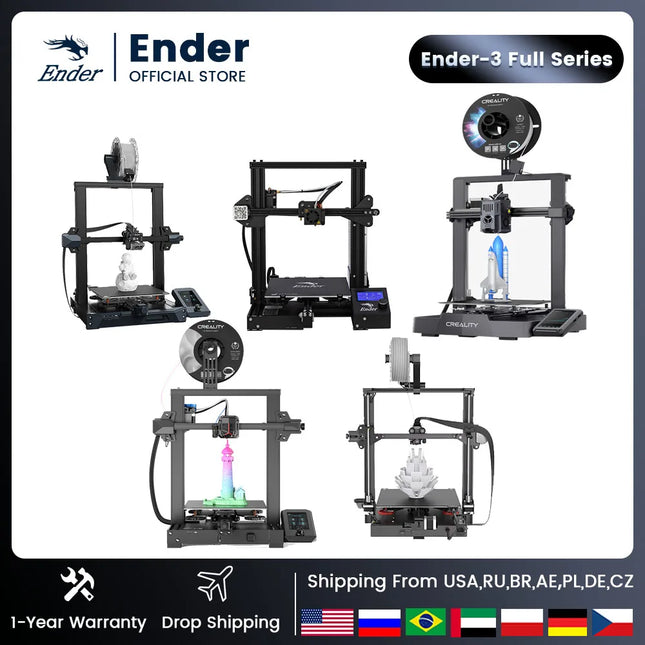 Creality 3D Ender-3 V3SE – Impresora 3D FDM de Alta Velocidad, Versión Mejorada