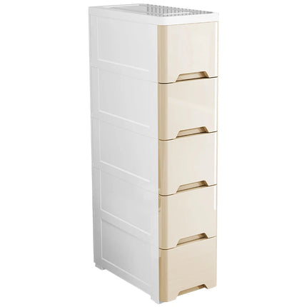 Gabinete de Almacenamiento Múltiple Compacto – Estante Multicapa para Baño y Cocina