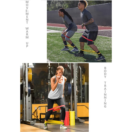 Bandas de Resistencia para Yoga y Entrenamiento – Bandas Elásticas para Culturismo, Pilates y Fitness