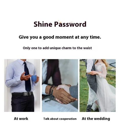 Cinturón de cuero genuino de alta calidad para hombre, hebilla automática ajustable, cinturón de trinquete cortable negro/marrón para hombre