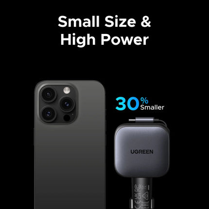 UGREEN 145W 90W 60W Cargador de coche 3 USB-C y 1 puertos USB-A PD QC4.0 Carga rápida con cable retráctil para iPhone 17 Pro MacBook