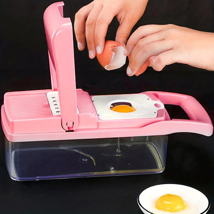 16pcs/1set Multifunctional Vegetable Chopper Onion Chopper Handle Food Grate Food Chopper Kitchen Vegetable Slicer Dicer Cut