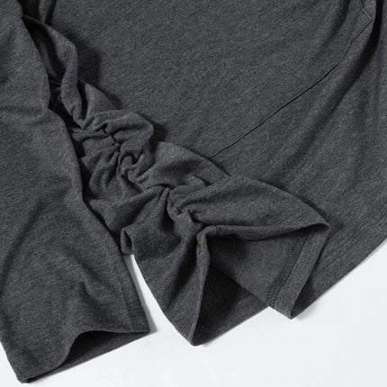 Sudaderas con capucha de maternidad para mujer, sudaderas con capucha de manga larga con cuello en V y estampado a rayas, Top para mamá embarazada, ropa de otoño e invierno para lactancia