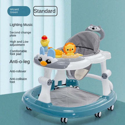 Andadores de bebé plegables LazyChild con rueda Universal, andador multifunción antideslizante y antideslizante, carrito de mano, andador de inicio de aprendizaje