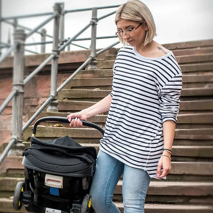 Cochecito de bebé 4 en 1, asiento de coche para cochecitos recién nacidos, carrito de seguridad, carro ligero y plegable