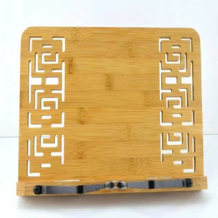 Bandeja de Soporte de Libros Ajustable y Portátil – Clips de Página para Lectura y Cocina