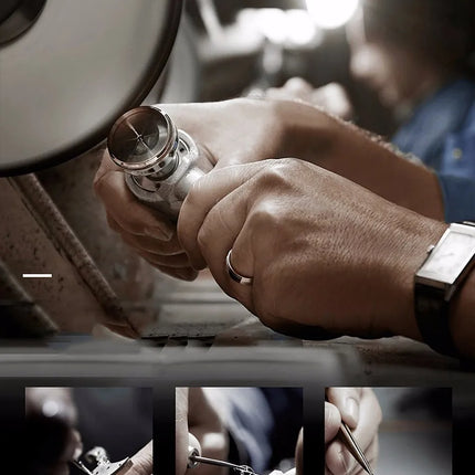 Reloj Mecánico Automático LIGE para Hombre – Tourbillon con Correa de Cuero Genuino