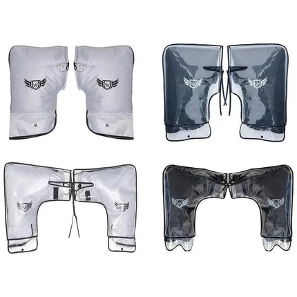 2026 Guantes Protectores de Manillar para Motocicleta, Scooter y Bicicleta – A Prueba de Viento y Lluvia, Mantiene Calientes en Invierno, Mango Grande y Protege las Manos