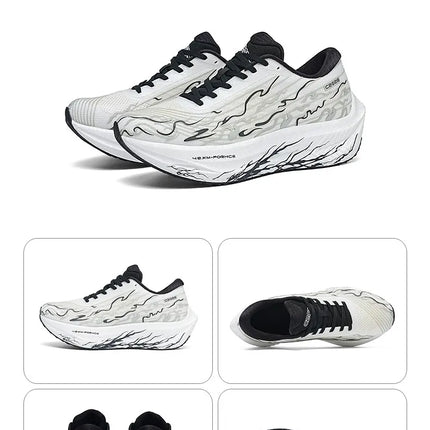 Zapatillas de correr con placa de carbono MIX 5,0 para hombres y mujeres, zapatillas de entrenamiento de absorción de impacto con rebote estable para carreras de maratón