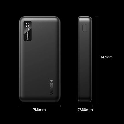 UGREEN 20000mAh PD 20W banco de energía carga rápida banco de energía portátil para iPhone 17 16 15 Pro Max Xiaomi teléfono batería externa 30W