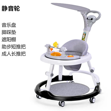 Andador para bebé, anti-piernas, multifuncional, anticaída, antivuelco, para niña, niño, caminar, puede sentarse en el carrito en forma de U