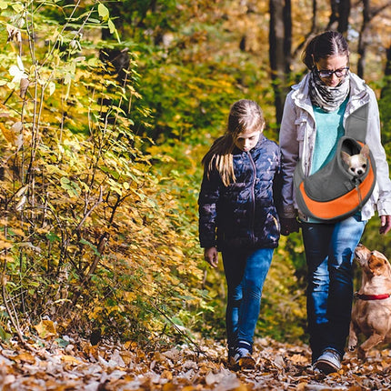 Portabebés para perros y mascotas, bandolera para viajes al aire libre, malla transpirable, bolsa con eslinga segura, capacidad de carga de 5 kg para perros y gatos