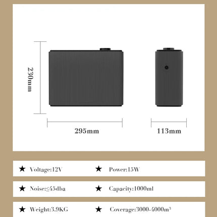 Difusor de fragancia NAMSTE de 4000m3, máquina de aire aromático con sincronización inteligente para el hogar, Hotel, Spa, difusor de Aroma HVAC, ambientador eléctrico