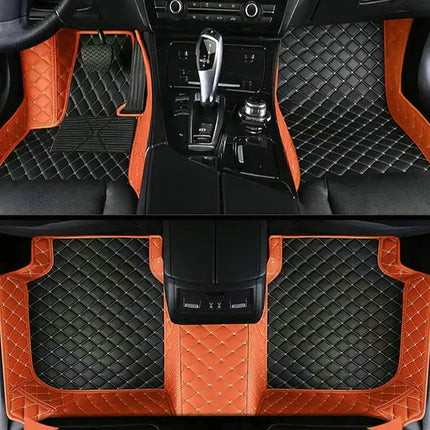 Alfombrillas de Coche de Cuero para SEAT Ibiza Mk3 6L (2002-2008) – Alfombrillas para Pies de Vehículo, Protección Duradera y Estilo Elegante