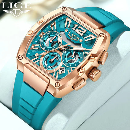 Reloj LIGE Militar de Lujo para Hombre – Deportivo, Casual e Impermeable