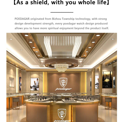 Reloj POEDAGAR de lujo para hombre, calendario luminoso, resistente al agua, Reloj para hombre, cronógrafo masculino, relojes de cuarzo de acero inoxidable para hombre