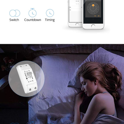 Interruptor Inteligente Tuya WiFi – Control de Luz Inalámbrico con App, Voz y Temporizador