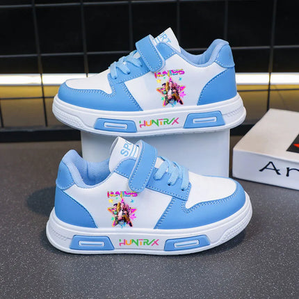 KPop Demon Hunters zapatillas de deporte informales para niños, zapatos deportivos para niñas, zapatos para correr de baloncesto para estudiantes de dibujos animados, zapatos de tenis para niños, regalos