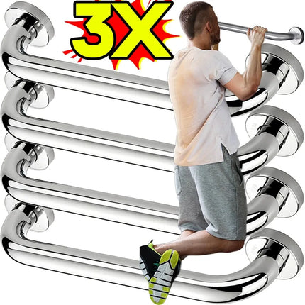 Reposabrazos de Acero Inoxidable – Alta Resistencia, Antioxidante y Fácil de Instalar para Baño, Hogar u Hospital