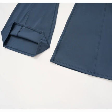 Bell-bottoms Pantalones de yoga con corte de bota de talle alto para mujer Leggings acampanados para entrenamiento y ropa casual Ropa deportiva cómoda y elegante