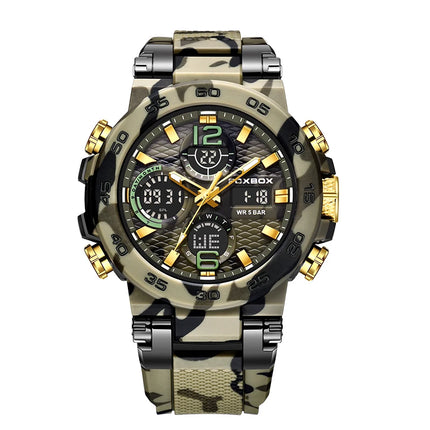 Reloj Electrónico Deportivo LIGE para Hombre – Pantalla LED de Lujo y Diseño Militar Resistente al Agua