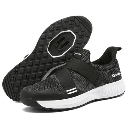 Zapatos de ciclismo mtb, calzado de montaña con pedal plano para hombre, zapatillas de ciclismo para interiores, zapatos con tacos de bloqueo de velocidad, zapatos de trekking para bicicleta