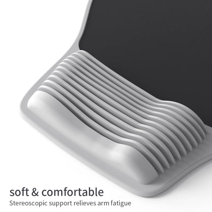 Alfombrilla ergonómica para ratón, soporte para muñeca, cómoda alfombrilla para ratón, alfombrilla para ratón de Gel para aliviar el dolor en la muñeca, ordenador portátil, oficina