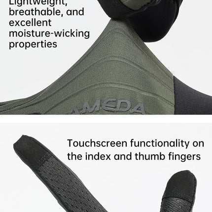 LAMEDA guantes de ciclismo para hombre, almohadilla XRD, pantalla táctil, guantes de dedo completo para bicicleta de carretera, guantes de primavera para MTB, accesorios transpirables para bicicleta