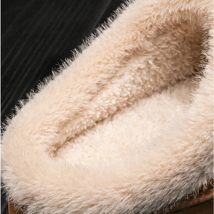 Zapatillas mullidas para mujer para otoño invierno interior EVA suela gruesa antideslizante cálido zapatos de casa Unisex