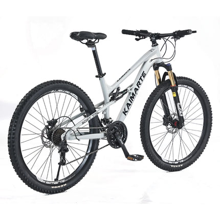 Bicicleta de montaña con suspensión total de 27,5" Bicicleta de carreras para adultos de 24 velocidades Bicicleta de montaña