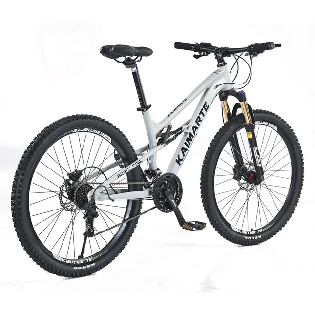 Bicicleta de montaña con suspensión total de 27,5" Bicicleta de carreras para adultos de 24 velocidades Bicicleta de montaña