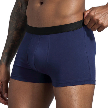 Paquete de 6 uds. De bragas 2024 para hombre, ropa interior de algodón, Boxer y calzoncillos de marca para hombre, conjunto de lujo, pantalones cortos, Kit antideslizante