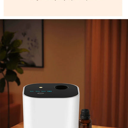 Difusor de Aroma de aceite esencial puro recargable, nebulizador de fragancia sin agua portátil USB de aire fresco para el hogar y la Oficina