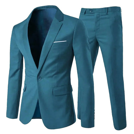 Trajes elegantes para hombre para boda, 3 piezas, 2 conjuntos de chaquetas, chaleco, pantalones, Blazers, traje clásico de negocios, traje Formal completo 2024