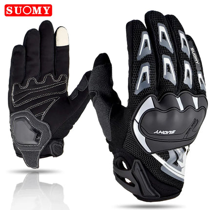 Suomy Guantes de Moto Guantes de Moto pantalla táctil Guantes transpirables Guantes de Moto carreras verano primavera hombres mujeres Luva Moto DH