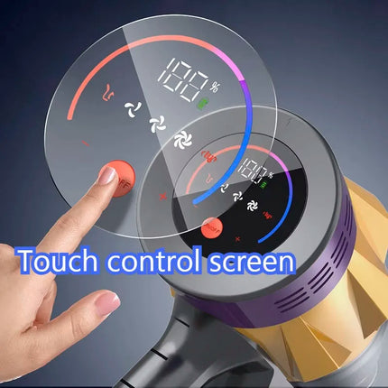 MPQU-aspiradora de mano inalámbrica V18, 550W, succión de 55kPa, batería extraíble, 3 modos de alimentación, escoba eléctrica