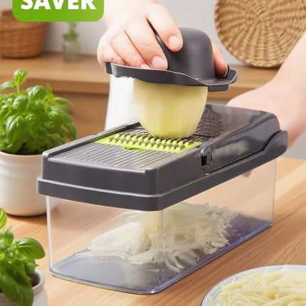 Multifunctional Vegetable Chopper Handle Food Grate Food Chopper Vegetable Slicer Dicer Cut 14/16 in 1 Kitchen Items Cocina