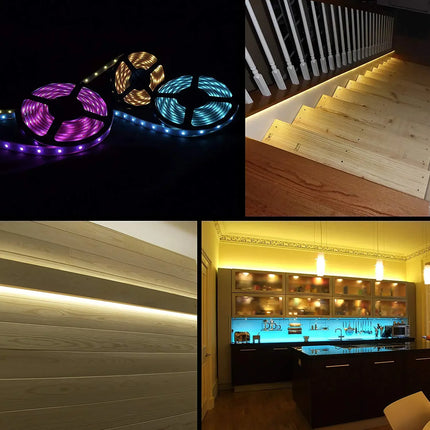 Controlador LED Tuya WiFi 12-24V – Compatible con Alexa y Google Assistant