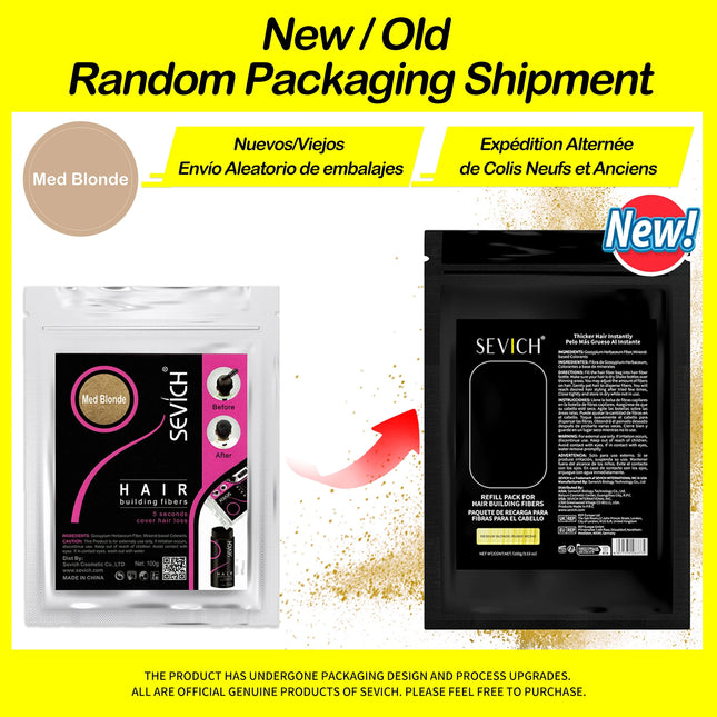 SEVICH fibra de cabello 100g queratina fibra de cabello en polvo espesante fibra de construcción de cabello Spray polvo de crecimiento instantáneo pérdida de cabello ocultar