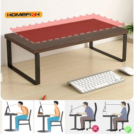 Monitor de ordenador Base de Monitor elevada estante de almacenamiento para el hogar y la Oficina estante de almacenamiento creativo de escritorio suministros de almacenamiento de oficina