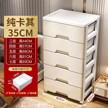 Gabinete de Almacenamiento Múltiple Compacto – Estante Multicapa para Baño y Cocina