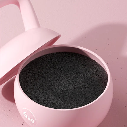 Kettlebells suaves con Base antideslizante resistente a impactos, juegos de pesas de entrenamiento de agarre ancho para levantamiento de pesas en el hogar