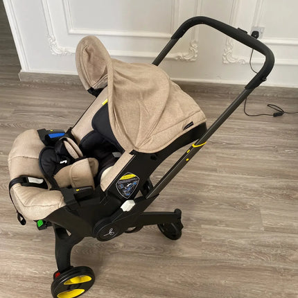 Cochecito de bebé 4 en 1, asiento de coche para cochecitos recién nacidos, carrito de seguridad, carro ligero y plegable